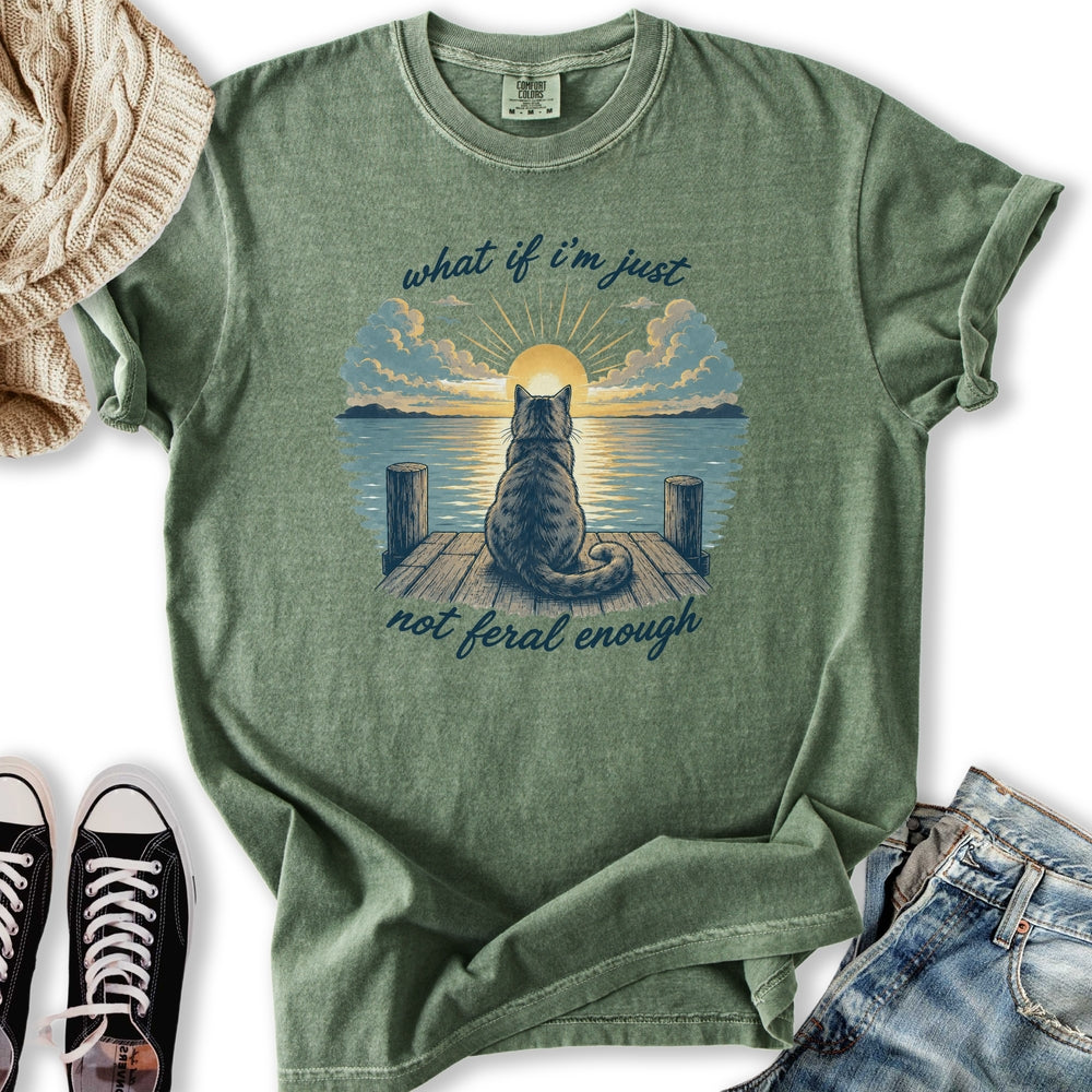 Not Feral Enough Cat T-Shirt