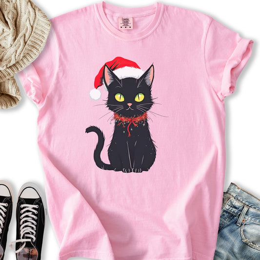 Black Cat Tinsel T-Shirt