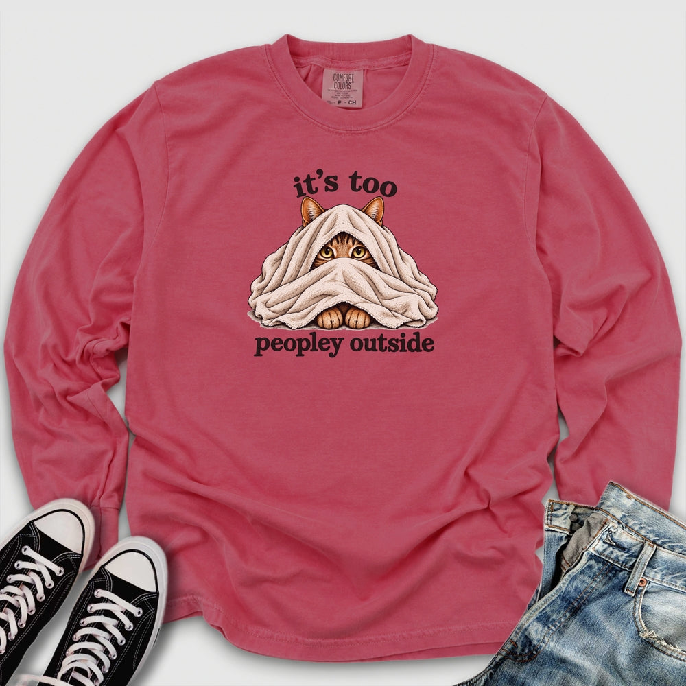Too Peopley Outside Long Sleeve Tee