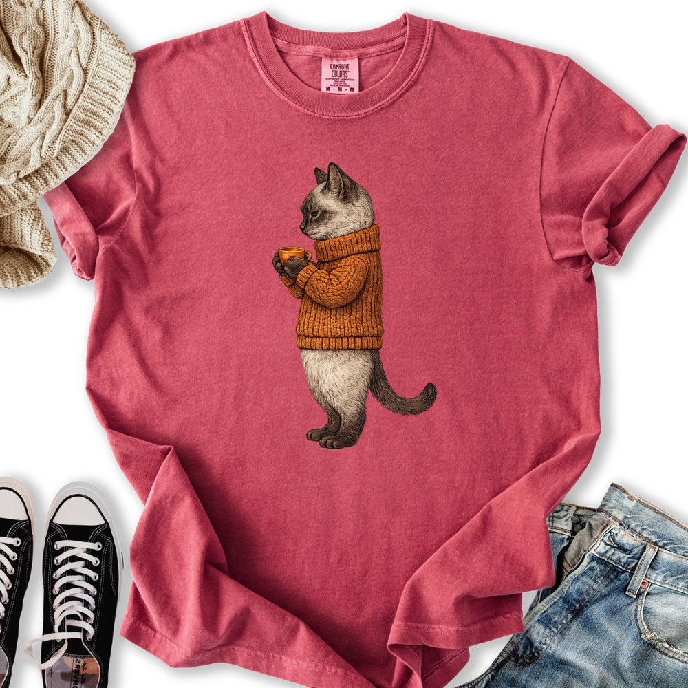 Cozy Siamese CatT-Shirt