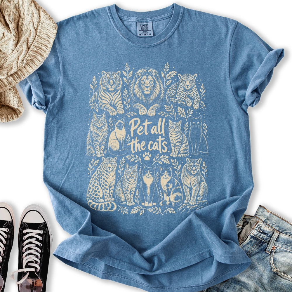 Pet The Cats Relaxed Tee
