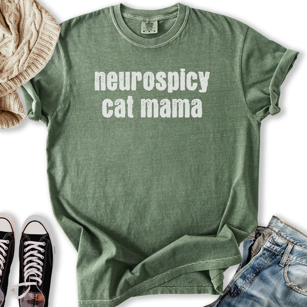 Neurospicy Cat Mama Relaxed Tee