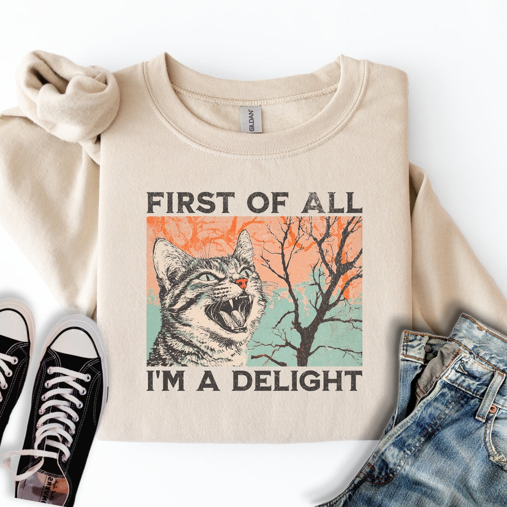 I'm A Delight Sweatshirt