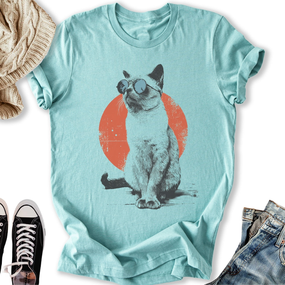 Retro Sunset Siamese Classic Tee