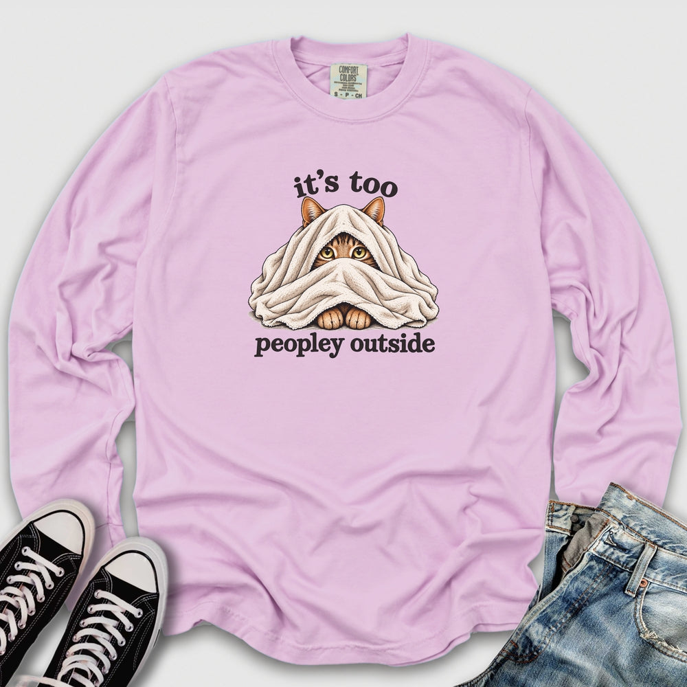 Too Peopley Outside Long Sleeve Tee