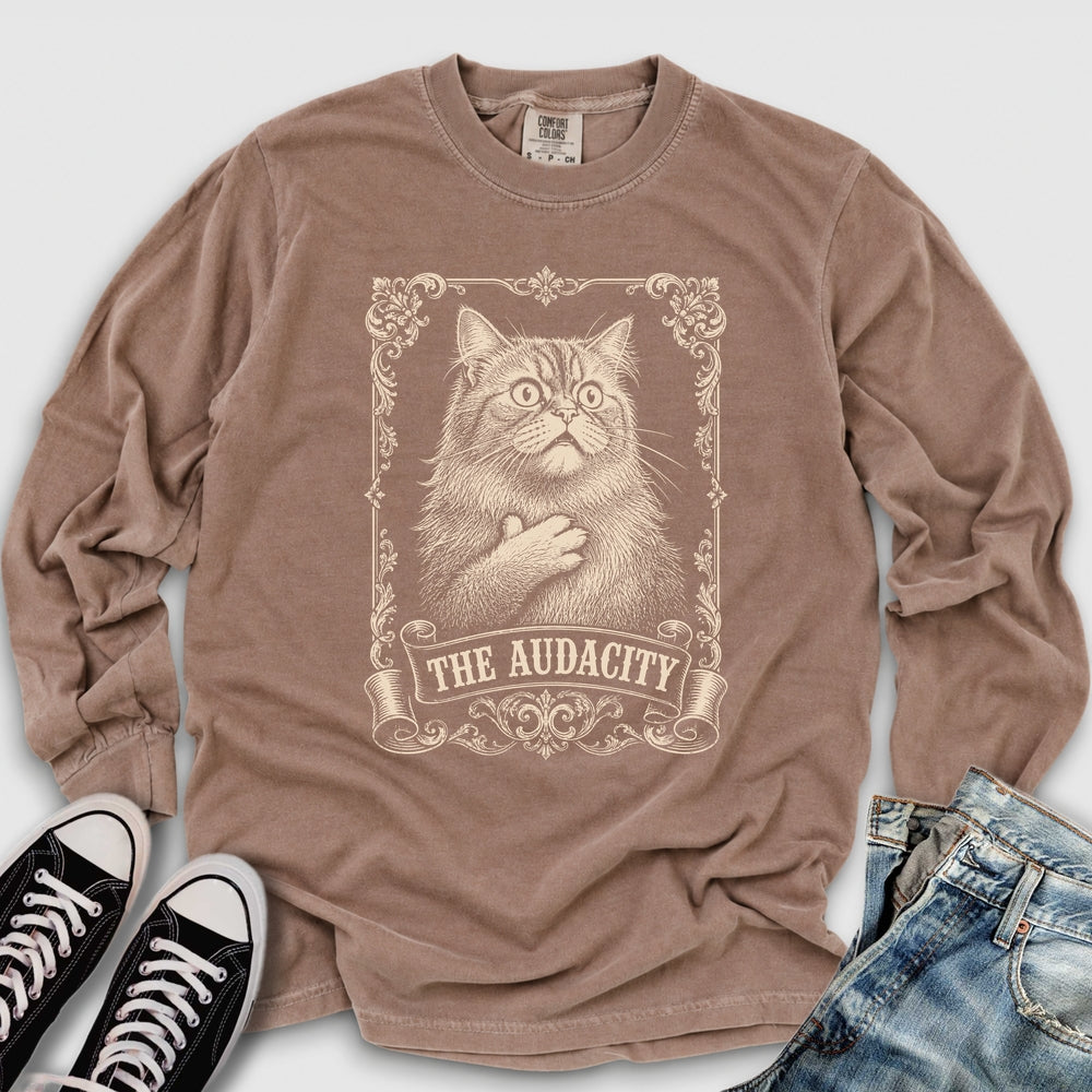 The Audacity Cat Long Sleeve Tee