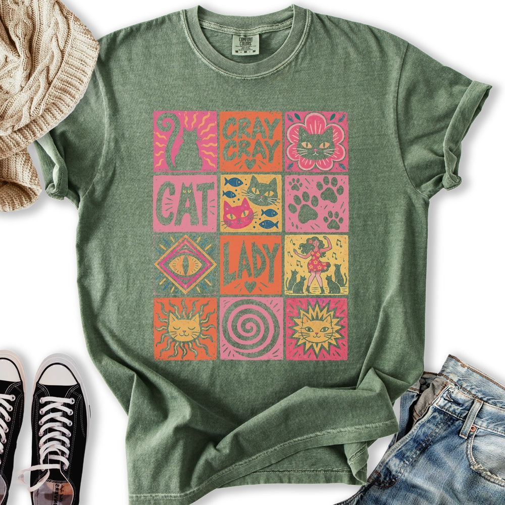 Cray Cray Cat Lady Relaxed Tee