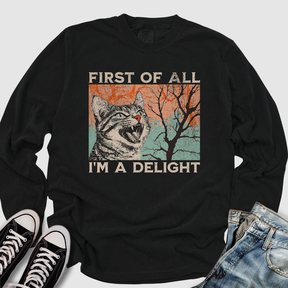 I'm A Delight Long Sleeve Tee