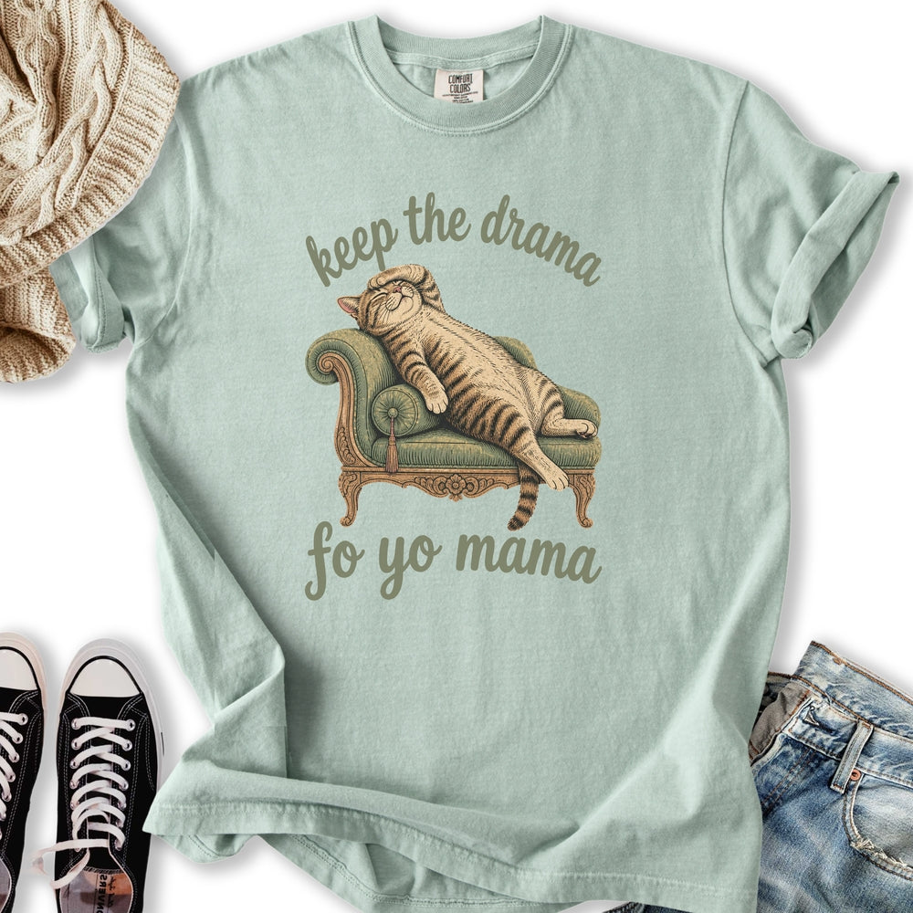 Keep The Drama Cat Relaxed Tee