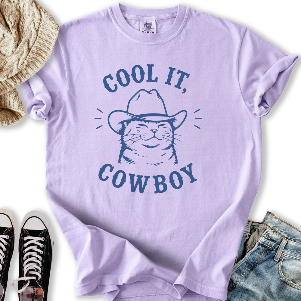 Cool It Cowboy Cat T-Shirt
