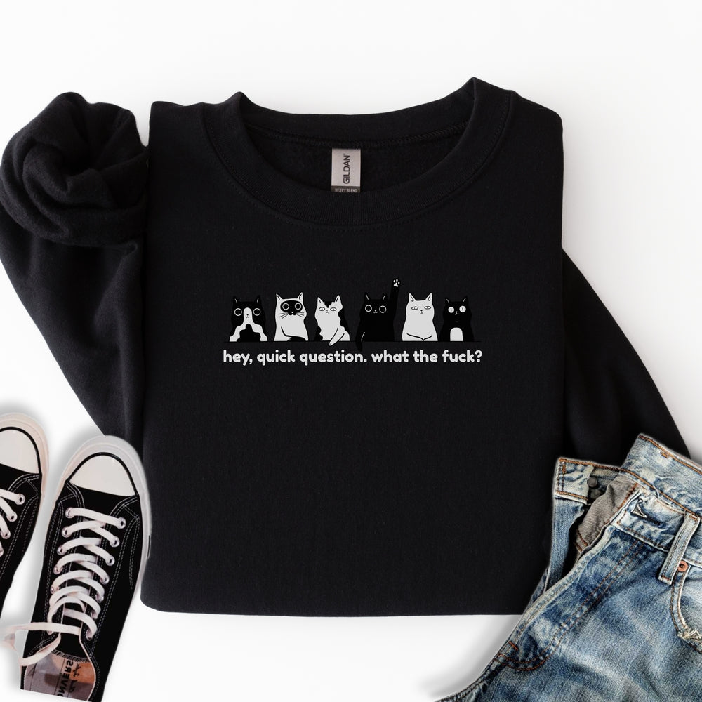Hey Quick Question Sweatshirt