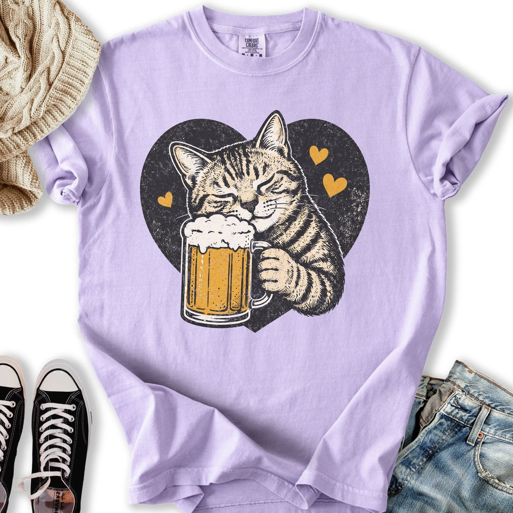 Beer Lovin Cat T-Shirt