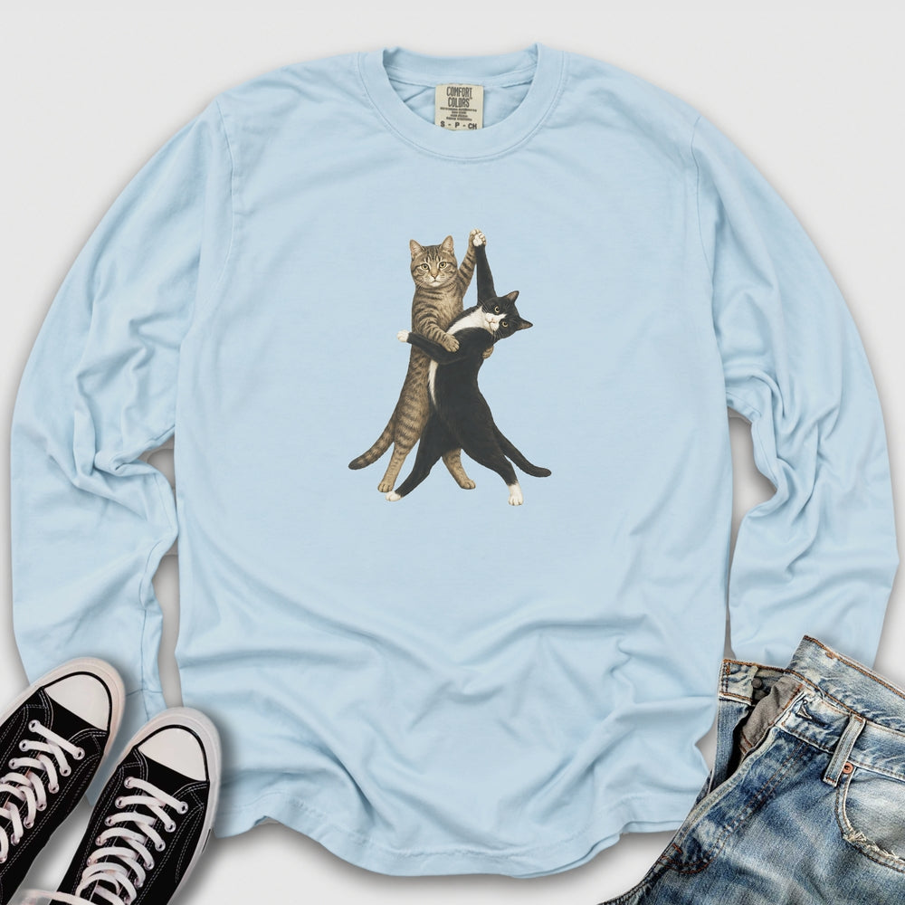 Ballroom Cats Long Sleeve Tee