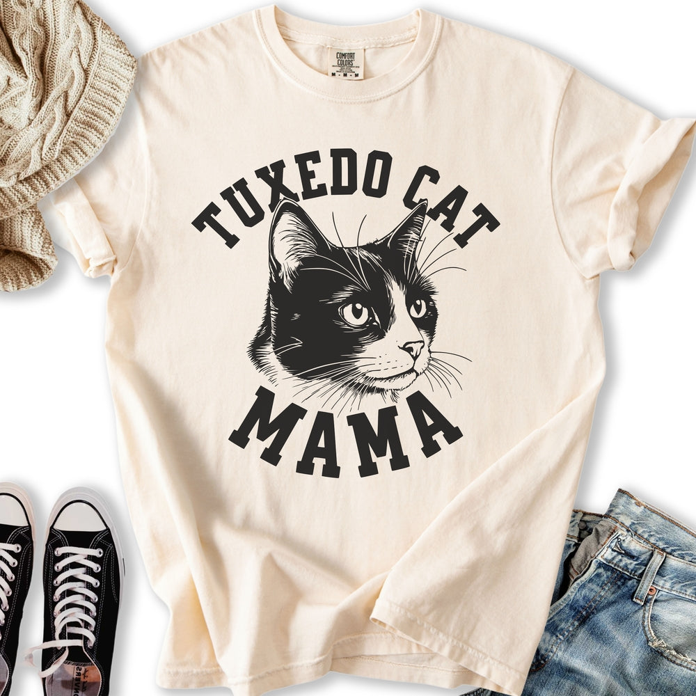 Tuxedo Cat Mama T-Shirt