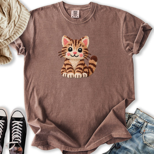 Faux Yarn Cat Relaxed Tee