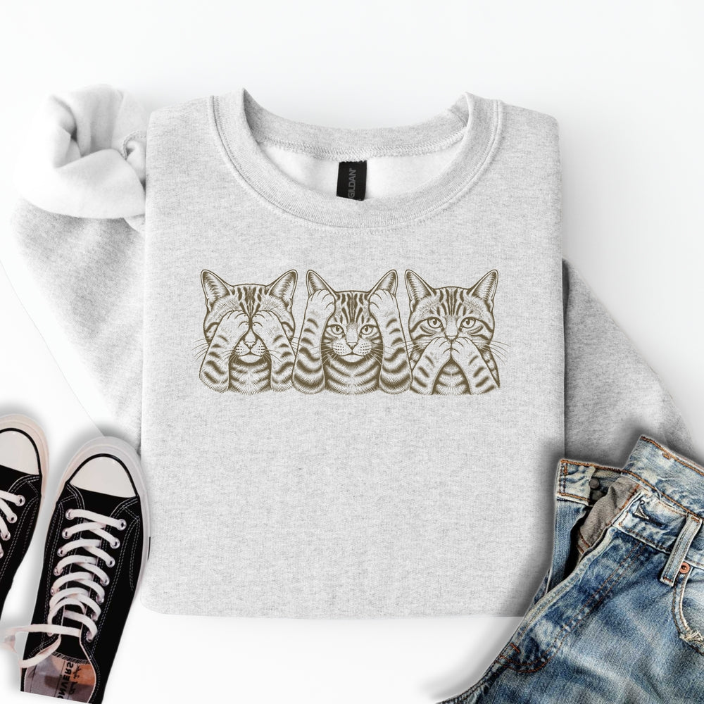 No Evil Cats Sweatshirt