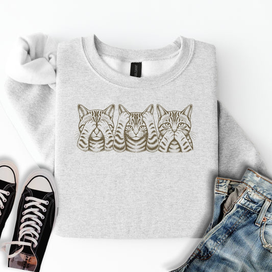 No Evil Cats Sweatshirt