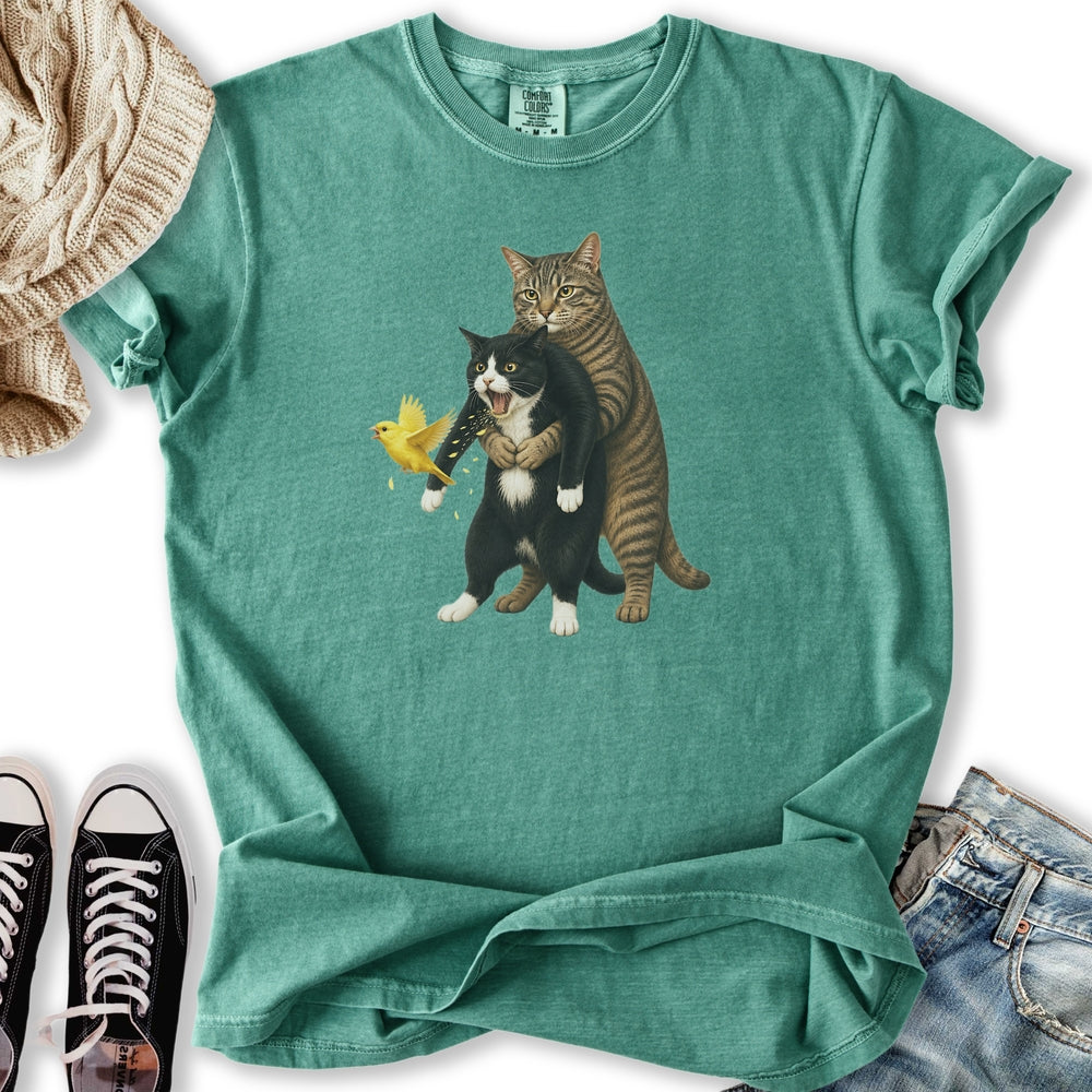 Cat Heimlich Maneuver T-Shirt
