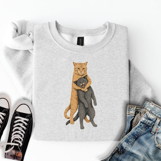 Cat Headlock Sweatshirt