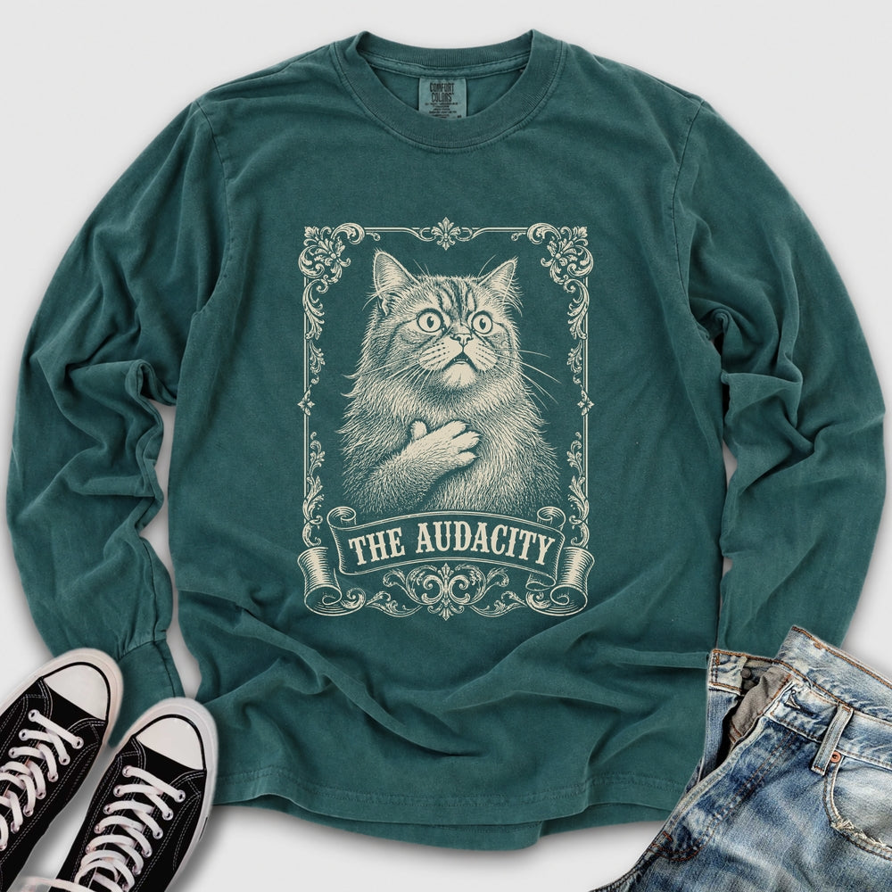 The Audacity Cat Long Sleeve Tee