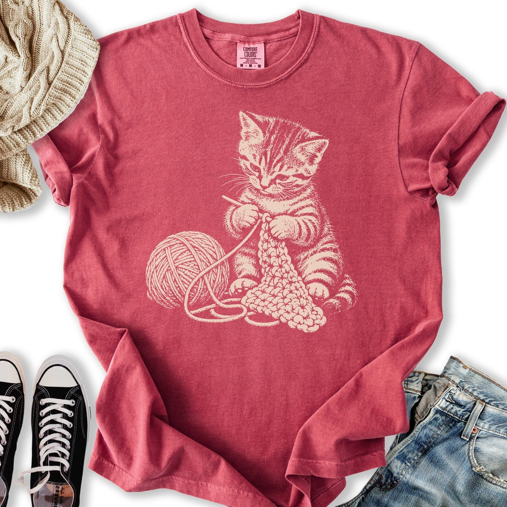 Crochet Kitten Relaxed Tee