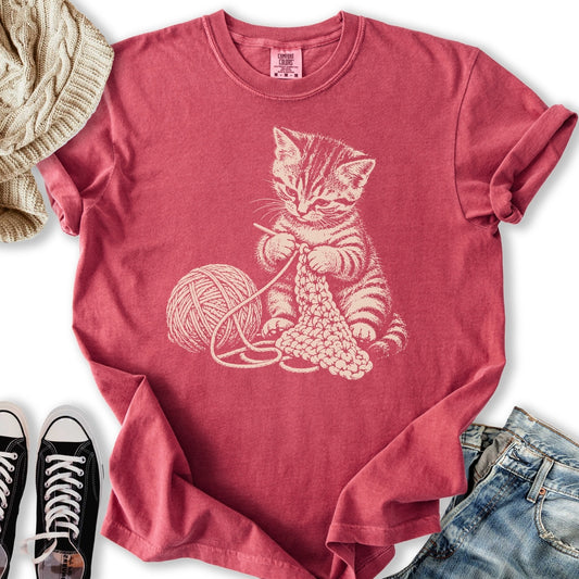 Crochet Kitten Relaxed Tee