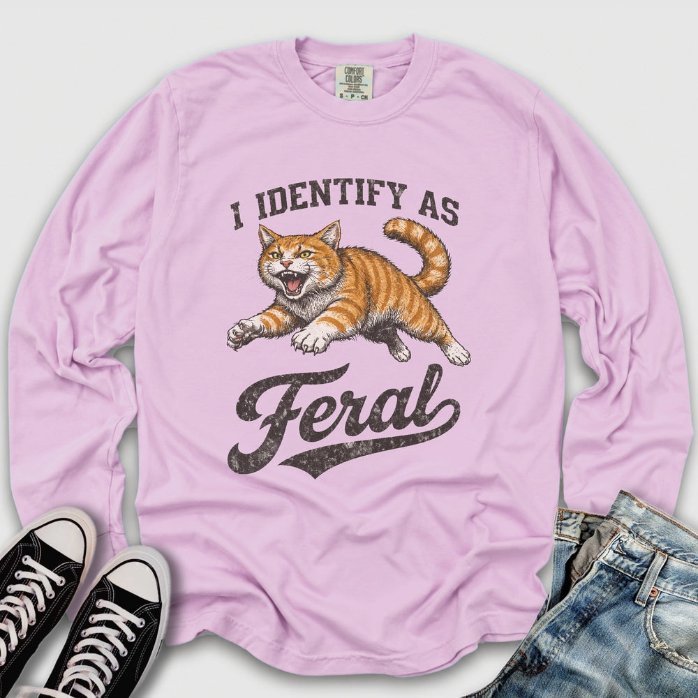 Identify As Feral Long Sleeve Tee
