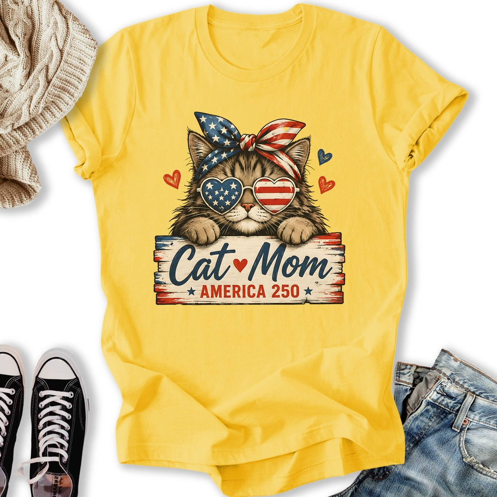 Cat Mom America Classic Tee