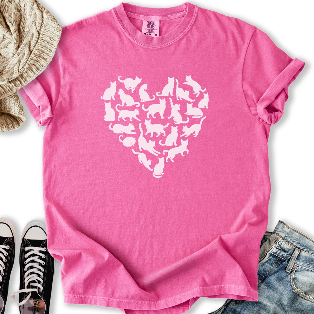 Cats Heart T-Shirt
