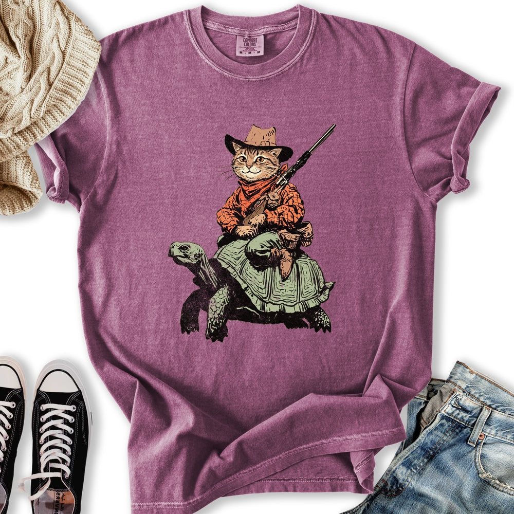 Cowboy Cat Rider T-Shirt