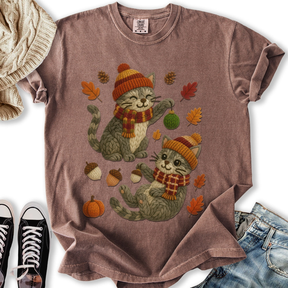 Fall Yarn Cats T-Shirt