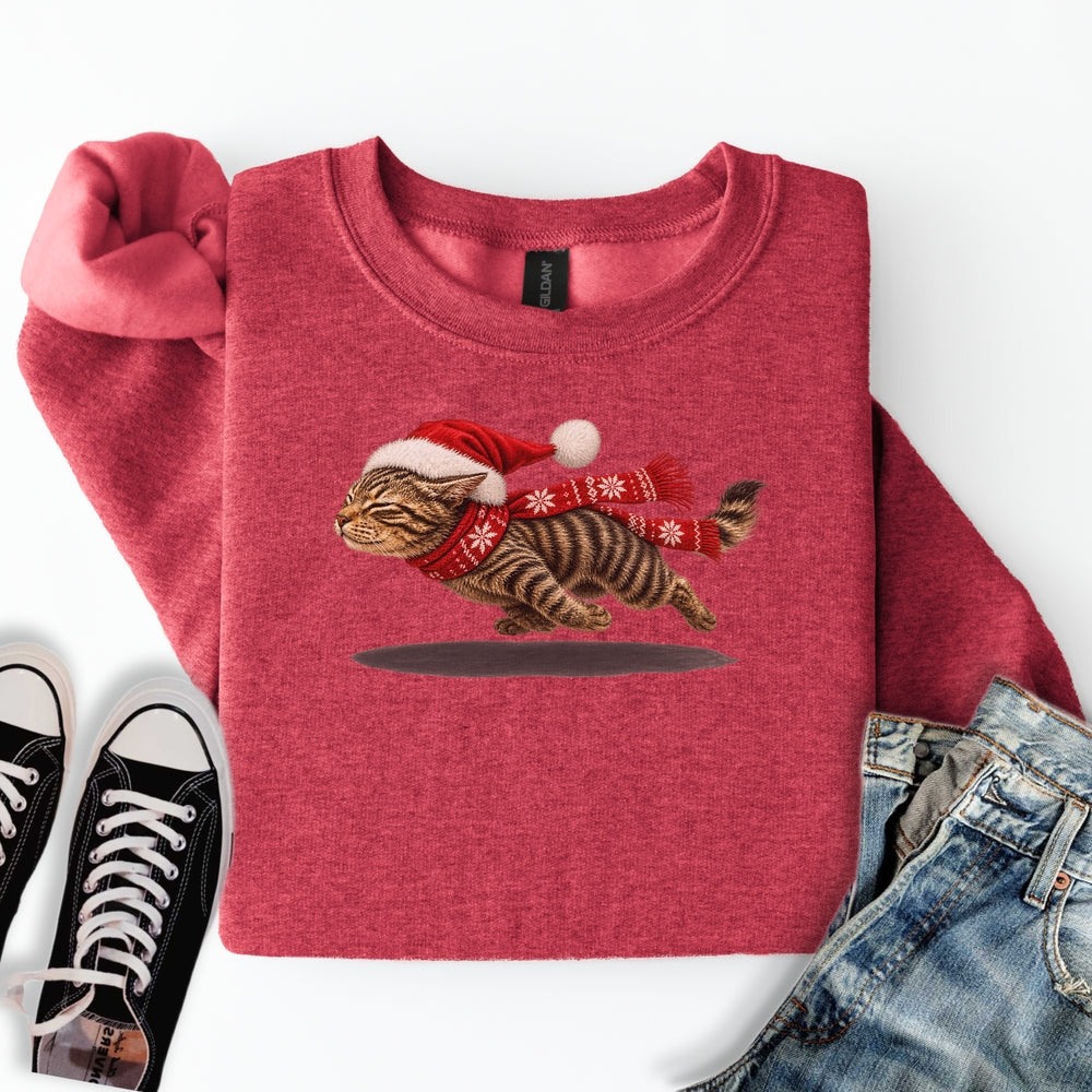 Christmas Zoomies Cat Sweatshirt