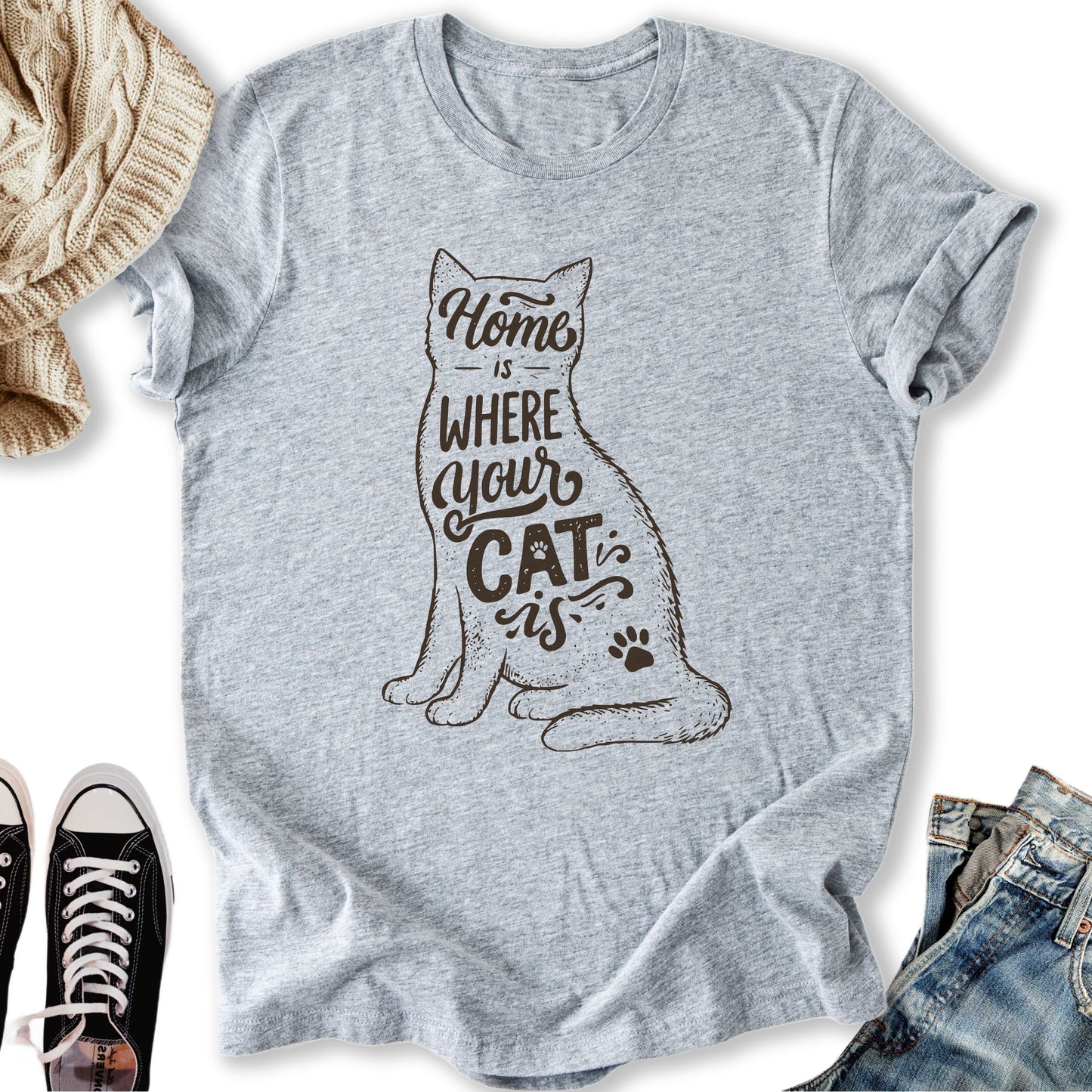 Where Your Cat Is T-Shirt