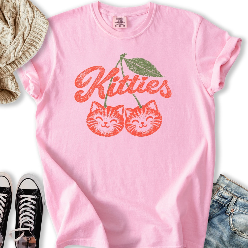 Cherry Kitties Relaxed Tee