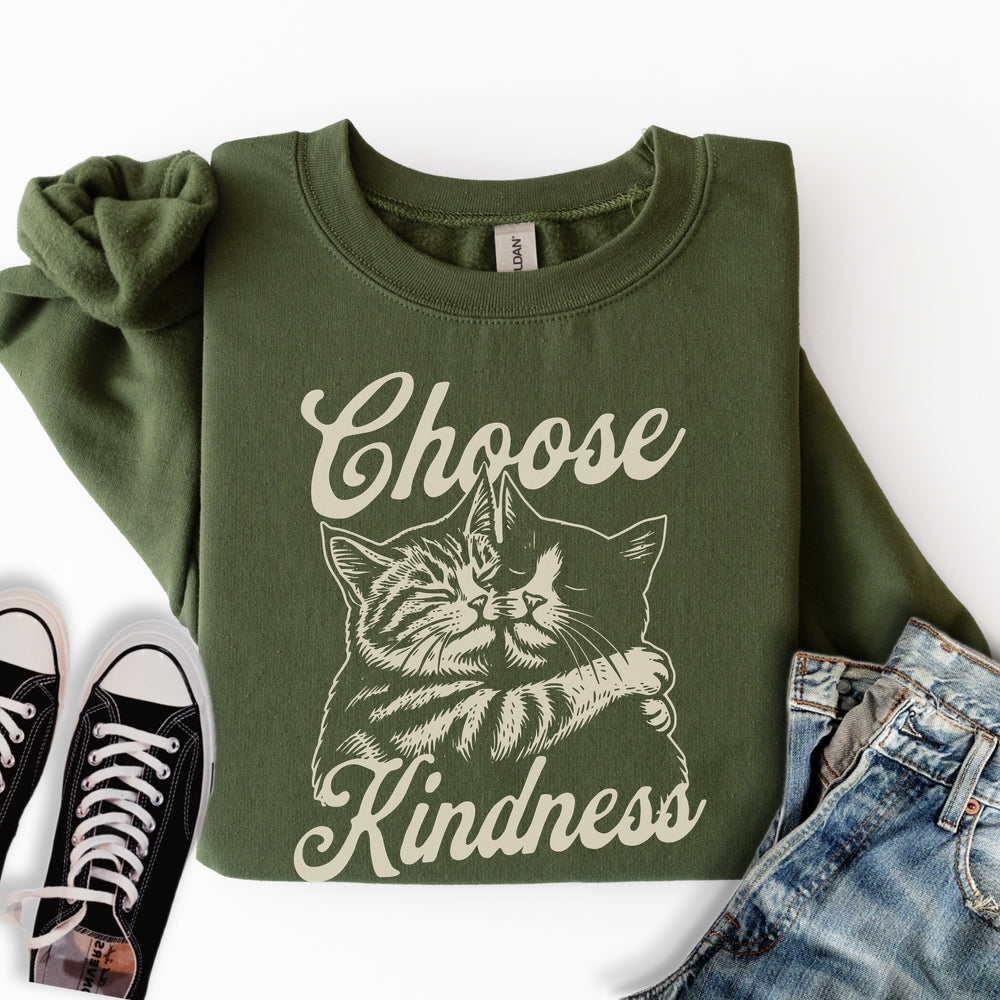 Choose Kindness Cats Sweatshirt